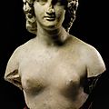 Buste de jeune <b>hermaphrodite</b>. IIe siècle