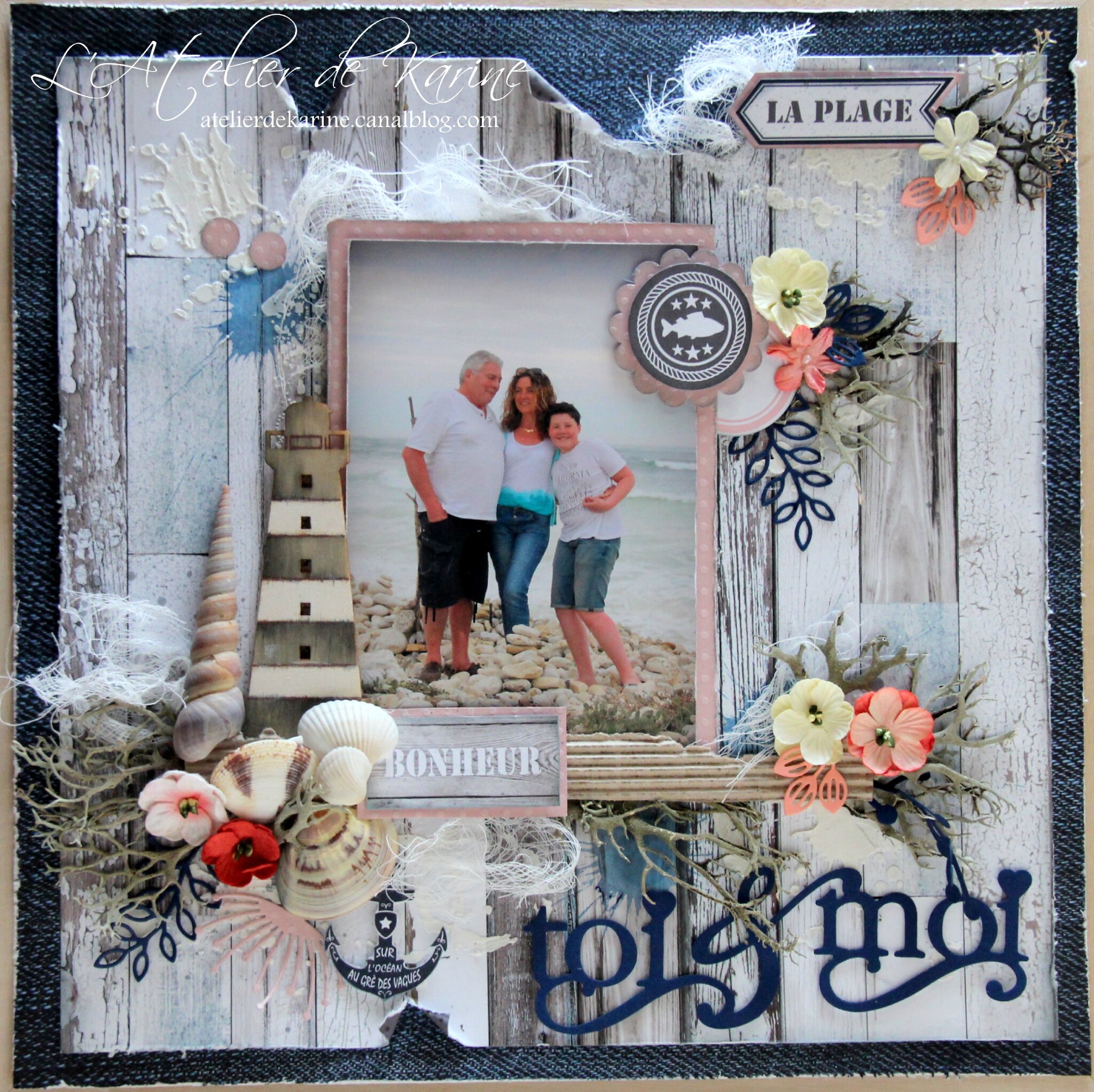 Page Oléron. L'atelier de Karine