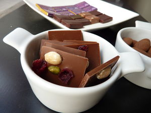 recettes Cadeaux Gourmands : mendiants au chocolat blanc