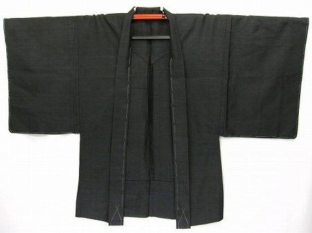 Japanese_Mens_HAORI_Kimono_Black_4a4395