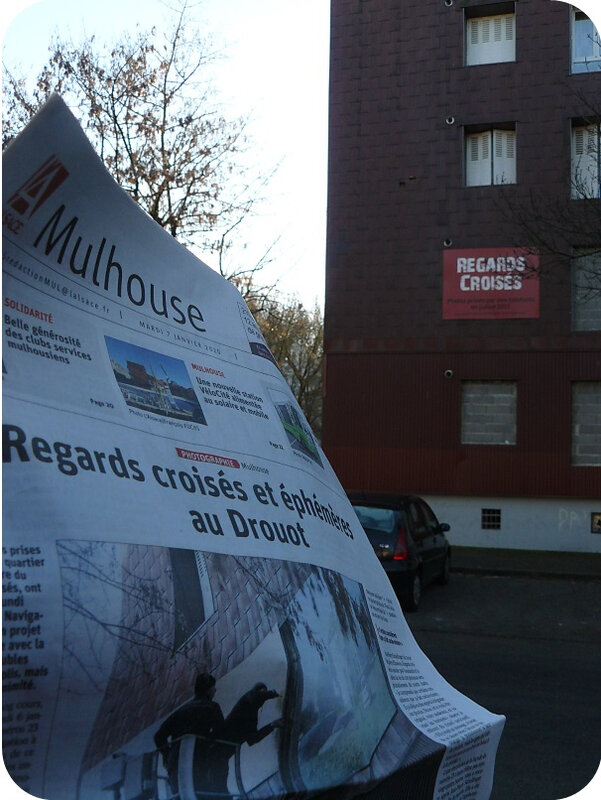 Quartier Drouot - Pleine page pour Regards croisés dans L'Alsace