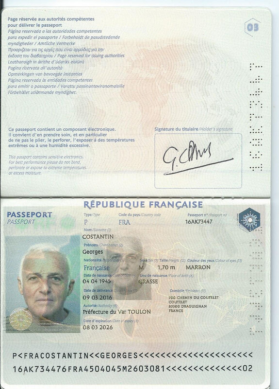 passeport Georges