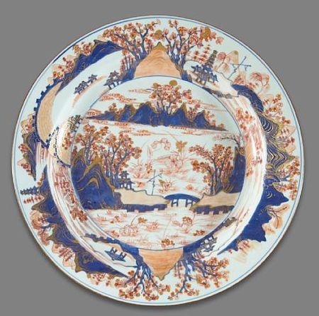 A__Chinese_Imari__export_porcelain_charger_with_landscape_decoration