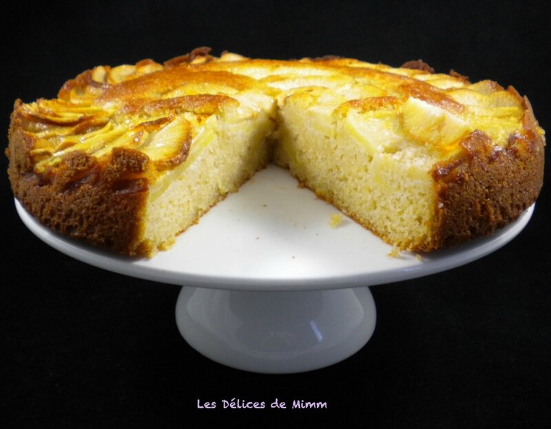 Moelleux aux pommes et à la crème d’amandes 5