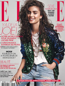 Jénayé cover girl à la Une de Elle mag