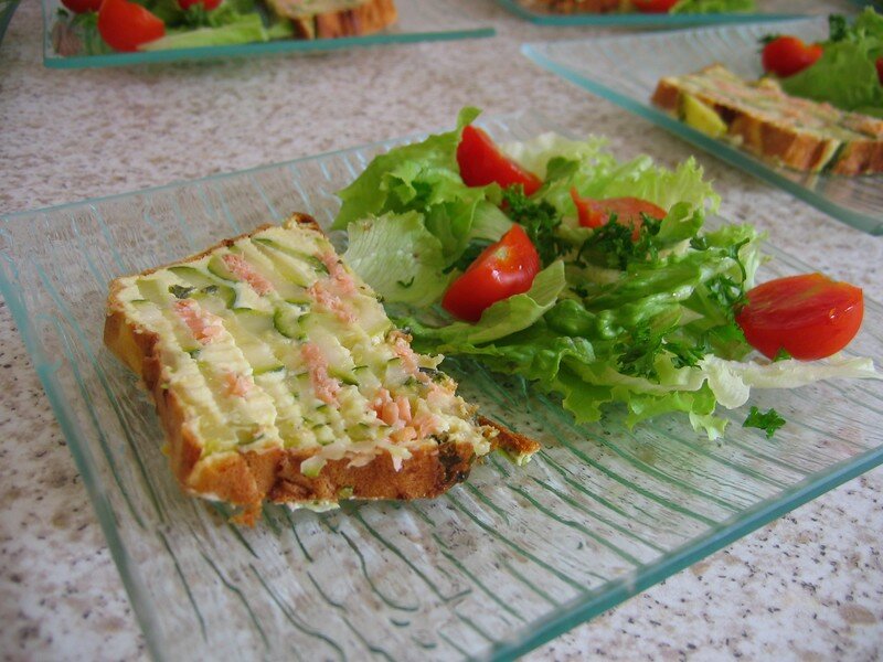 Terrine de courgettes au saumon La cuisine facile de Tini