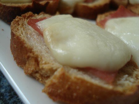 TOAST JAMBON/MOZARELLA recettes gratin daubergines au veau et à la mozarella