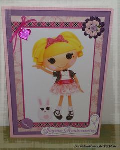 carte anniv lalaloopsy chloé