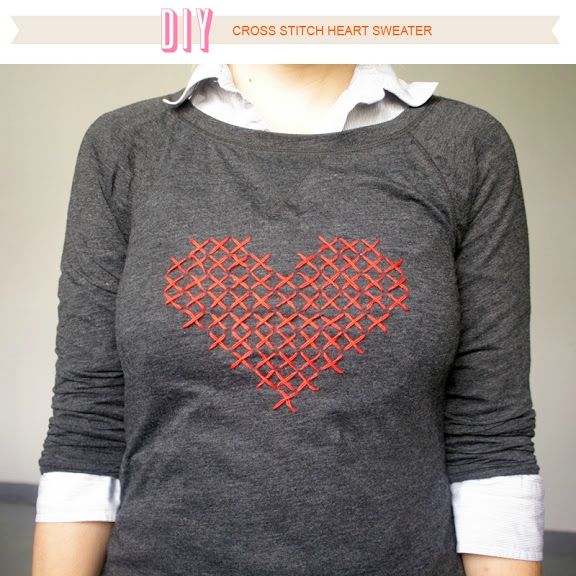 Pull coeur diy