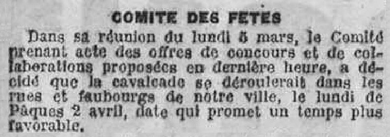 1923 03 07 Mi carême La Frontière R