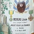 MOREAU Julien Abel (Rouvres les Bois) + 12/03/1918 Nice (<b>06</b>)