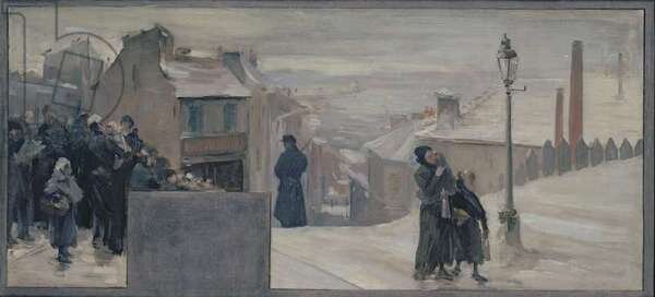 Delance, La famine vers 1870-1871 (1889)