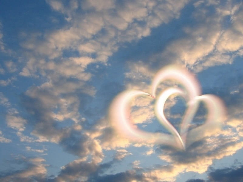 accr la tendresse HD-wallpaper-clouds-hearts-clouds-hearts-two-together