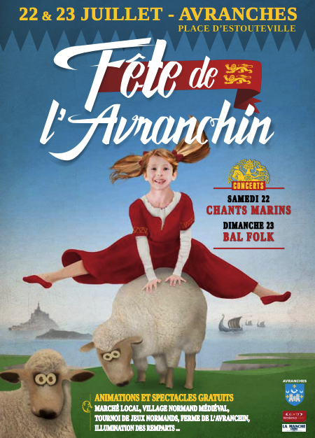 fete de l avranchin juillet 2017 Avranches visuel affiche