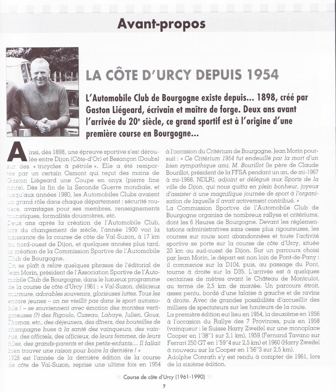 CC URCY HS N° 9 Avant-Propos