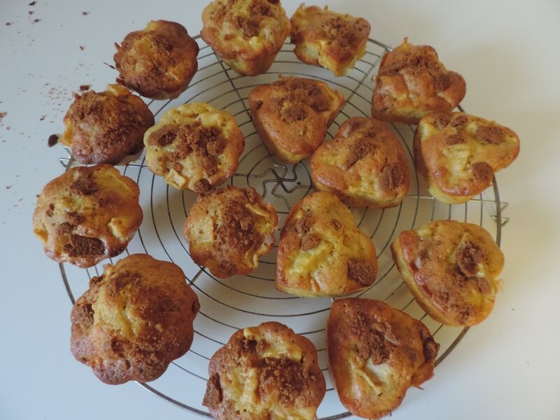 muffin pommes et spéculoos (14)