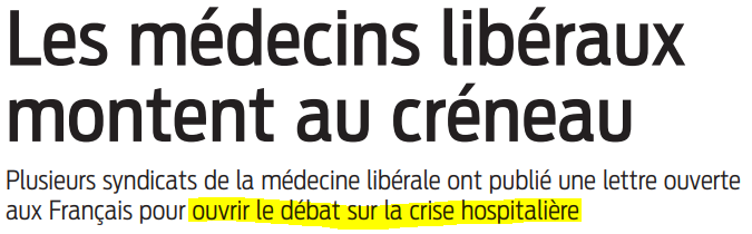 2022 06 16 SO Les médecins libéraux montent au créneau