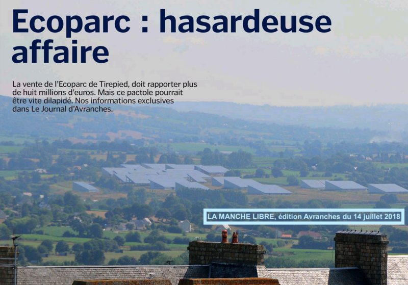 La Manche Libre_Ecoparc_polémique_Communauté agglomération_Mont Saint Michel_Normandie_juillet_2018_David Nicolas