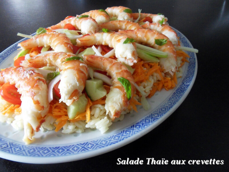 salade Thaïe aux crevettes