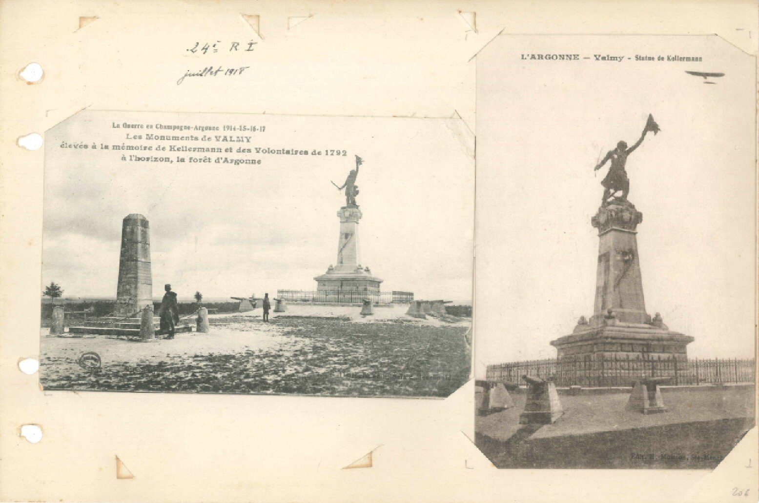 p.206 Secteur de Champagne 24e RI (1er – 20 juin 1918) 
