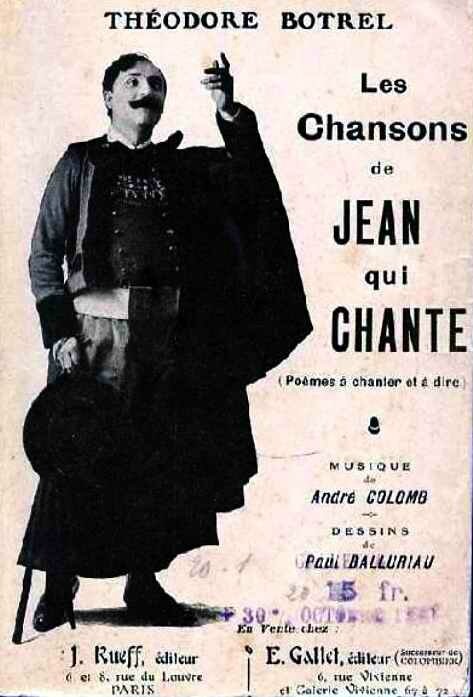 Botrel chanson de jean qui chante