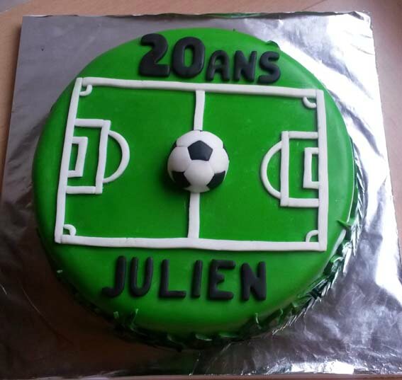 Gâteau Foot - Les gourmandises de Sandrinella