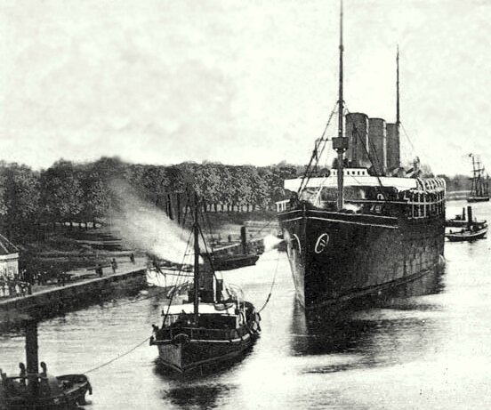 S/S Kaiser Friedrich en 1898.