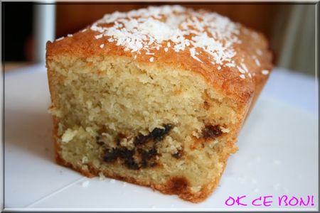 Cake aux bananes séchées et à la noix de coco recettes dessert Cake aux bananes séchées et à la noix de coco