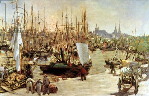 Manet, le port de Bordeaux, 1871