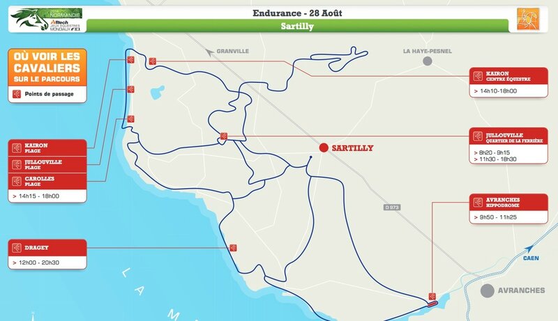 JEM 2014 Sartilly Baie Mont Saint Michel Endurance spot Jeux Equestres Mondiaux Normandie