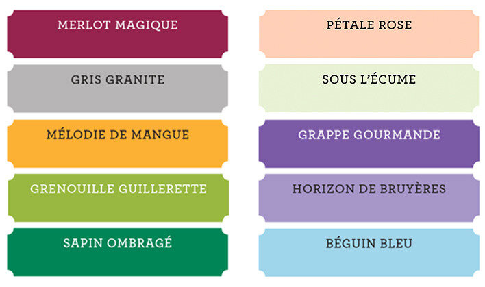 NOUVELLES COULEURS