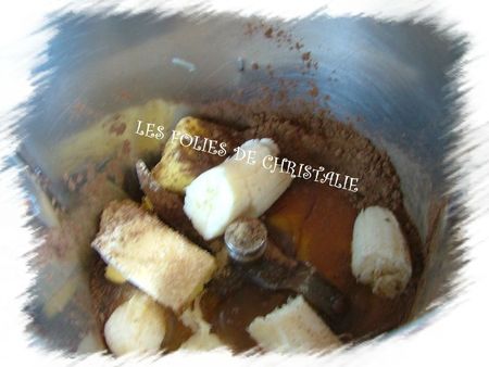 Coeurs banane ,cacao, noix 1