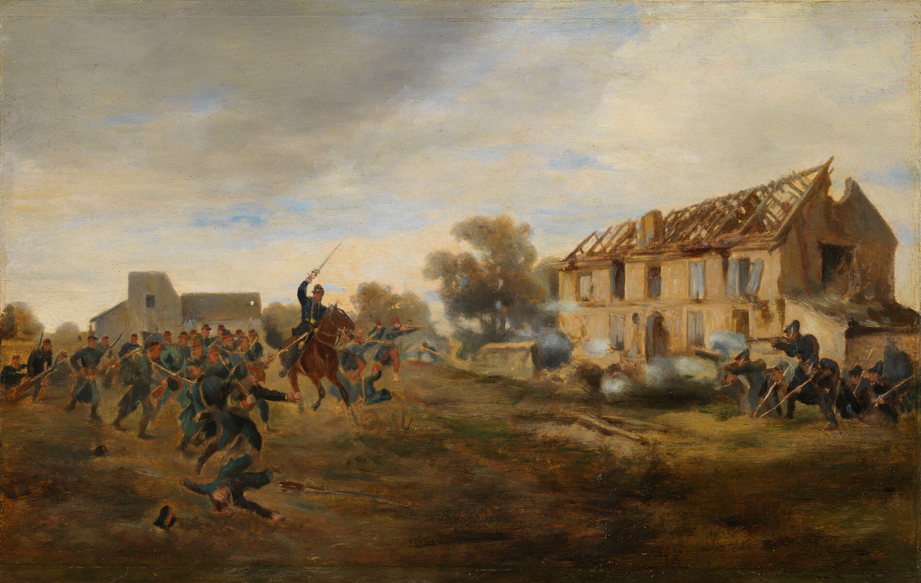 Dupray, Attaque du village de Bagneux