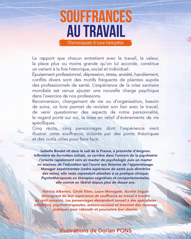 Souffrances au travail chroniques d'une tempête 4ème couv