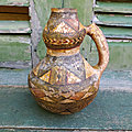 Ancienne <b>Poterie</b> Berbère Cruche Kabyle Kabylie / K40 
