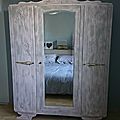 Relooking <b>armoire</b> ancienne