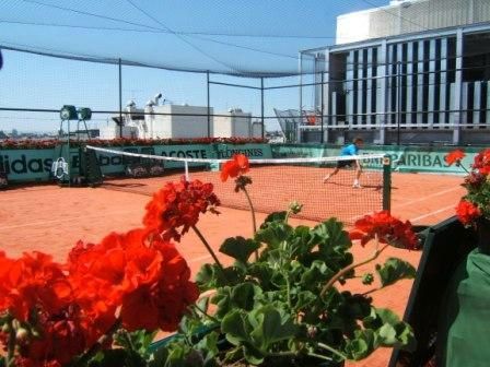 blog de mai terrasse des Galeries lafayette terrain tennis