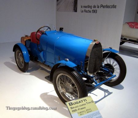 Bugatti type 13 biplace course de 1921 (Cité de l'Automobile Collection Schlumpf à Mulhouse) 01