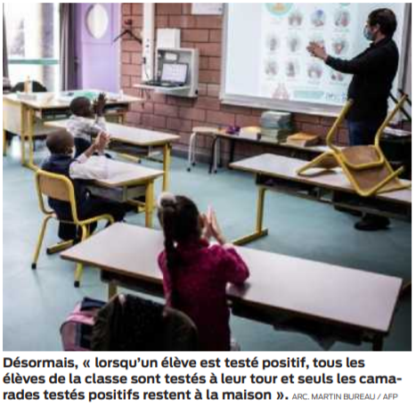 2021 11 26 SO Fermetures de classes les parents d'élèves ravis de l'allégement2