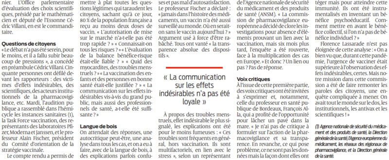 2022 05 27 SO Vaccins anti-Covid toujours des questions trop peu de réponses2