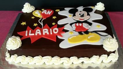 gâteau Mickey côté
