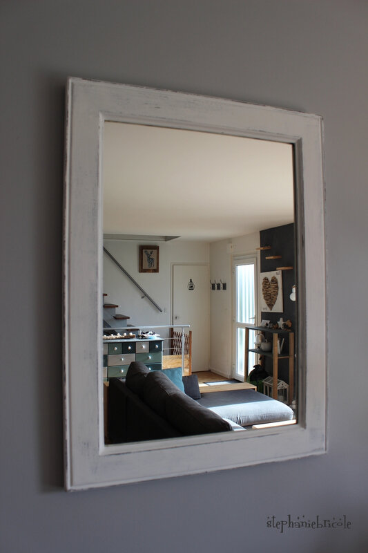 miroir relooké bougie