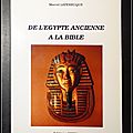 De l'<b>Egypte</b> <b>ancienne</b> à la bible - Marcel Laperruque