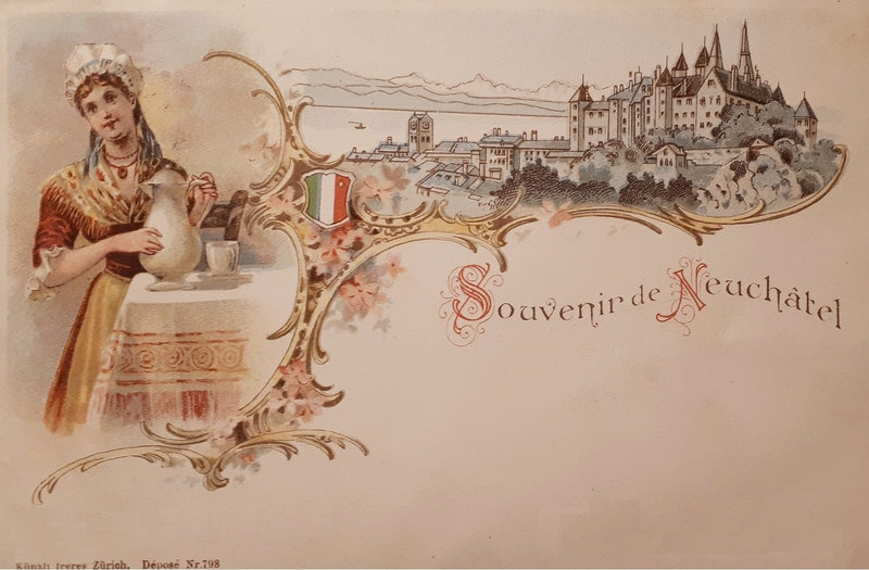 CPA Neuchâtel Souvenir