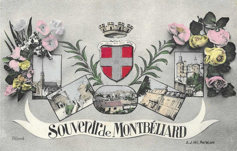 CPA Montbéliard Souvenir
