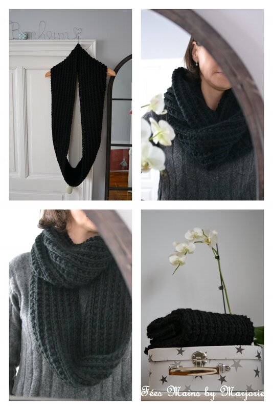 Snood double tricot1
