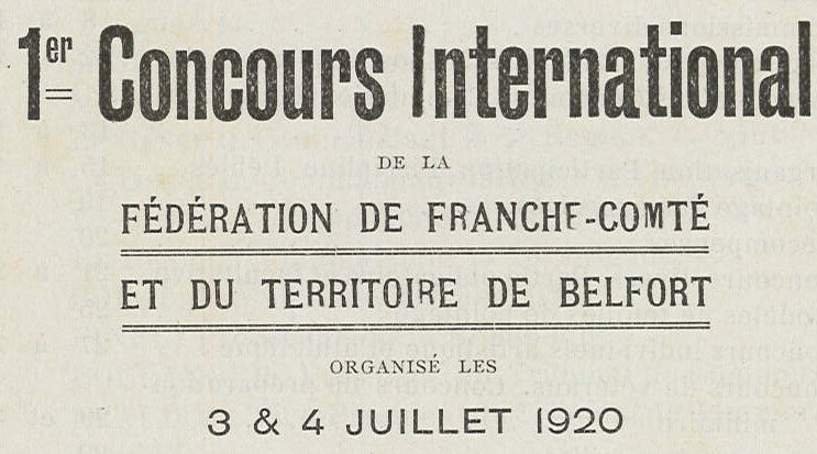 Bulletin Concours Gymnastique Règlement R