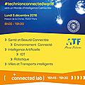 Save the Date : 14ème Edition de l’événement Annuel du Technion France – lundi 5 et mardi 6 décembre - #technionconnectedworld