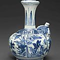 A blue and white kendi, Chongzhen period circa <b>1643</b>