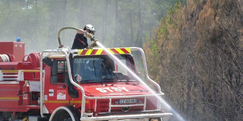 St Symphorien Après le feu la surveillance